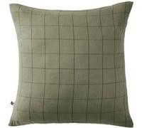 Taie d'Oreiller 60x60cm Gaze de Coton Romarin à Grands Carreaux - OUREA MOTIF - ALTOBUY Vert G