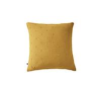 Taie d'Oreiller 60x60cm Gaze de Coton Safran à Fleurs Ajourées - OUREA MOTIF - ALTOBUY Jaune G