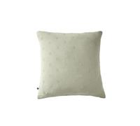 Taie d'Oreiller 60x60cm Gaze de Coton Vert d'Eau à Fleurs Ajourées - OUREA MOTIF -