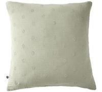 Taie d'Oreiller 60x60cm Gaze de Coton Vert d'Eau à Fleurs Ajourées - OUREA MOTIF - ALTOBUY Vert G