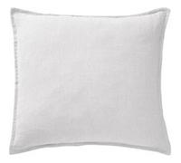 Taie d'Oreiller 60x60cm Lin Lavé Coloris Craie - MARGAUX - ALTOBUY Blanc G
