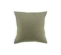 Taie d'Oreiller 63x63cm Flanelle de Coton Coloris Romarin - HEDDA -