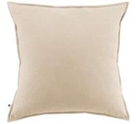 AltoBuy Hedda - Taie d'oreiller 63x63cm Flanelle de Coton Coloris Sable