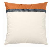 Taie d'oreiller 65x65 cm percale en 100% coton MACASSAR Cognac