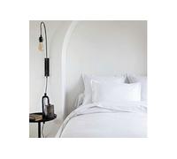 Taie d'oreiller 65x65 coton percale blanc - - MORPHEE