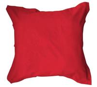 Today 201716 Taie d'oreiller a volant plat Coton - Rouge (Pomme d'Amour) 75x 75cm