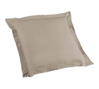 Taie d'oreiller Biolina en coton biologique taupe 63x63 Taupe G