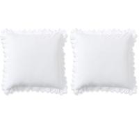 Taie d'oreiller brodée en Coton, 63 x 63 cm, Opéra, Made in France (Lot de 2)