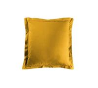 Taie d'oreiller carrée 63x63 cm - 100% coton Jaune