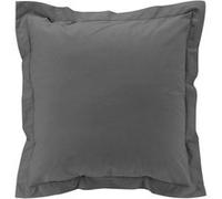 Douceur d'Intérieur Taie d'oreiller Percaline – Percale de coton 63 x 63 cm – Acier