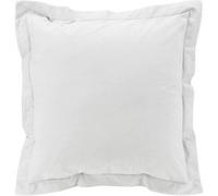 Taie d'oreiller carrée 63x63 cm - Percale 100% coton Blanc Blanc G
