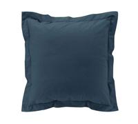 Douceur d'Intérieur Taie d'oreiller Percaline 63x63 cm 100% coton percale Bleu nuit
