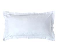 Taie d'oreiller - Coton Égyptien - 50 x 90 cm - Hypoallergénique - Rayé - Élégance