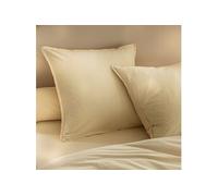 Taie d'oreiller coton lavé - Jaune 65x65 - CELESTE