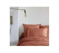 Taie d'oreiller coton lavé - Terracotta 65x65 - CELESTE