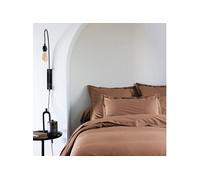 Taie d'oreiller coton percale Marron 50x70 - - MORPHEE