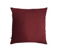Taie d'oreiller double gaze de coton bordeaux 60x60 cm