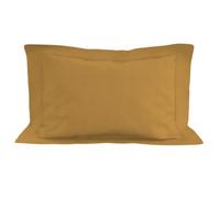 Taie d'oreiller en coton 57 fils 50x70 cm UNI moutarde par Soleil d'ocre