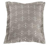 Generique Taie d'oreiller Aristide 63 x 63 cm 100% coton Naturel Beige G