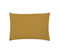 Taie d'oreiller en Double Gaze de Coton lavée, Tendresse, Camel, 50x75cm, Essix