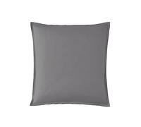 Taie d'oreiller en Percale de Coton, Première, Basalte, 65x65 cm, Essix