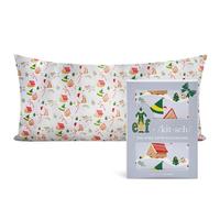 Taie d'oreiller en Satin Elf x Kitsch - Plus Douce Que la Soie pour Les Cheveux et la Peau | Taies d'oreiller en Satin rafraîchissant avec Fermeture éclair | Housse de Coussin en Satin | Taies