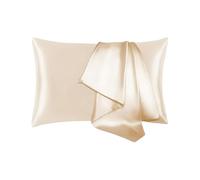 Taie d'oreiller en Soie de mûrier, taies d'oreiller en Soie Naturelle, Douces et Respirantes avec Fermeture éclair pour Filles, Maman, épouse, Femmes, Maison, Chambre à Coucher, dortoir, Anniversaire