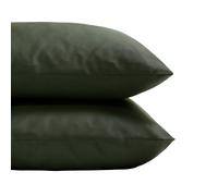 Taie d'oreiller GRACE 50 x 70 cm, set de 2 pc, forêt vert, tencel, Clarysse