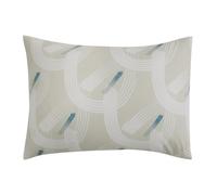 Origin Taie d'oreiller Gabin – imprimée en coton, Made in France – 50 x 70 cm, Blanc