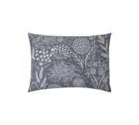 Taie d'oreiller imprimée en Lyocell, Hortense, 50 x 70cm, Origin, Gris Anthracite