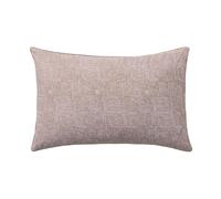 Taie d'oreiller imprimée en Percale de Coton, GEO Mineral, 50 x 75 cm, ESSIX, Beige Foncé