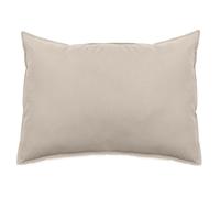 Taie d'oreiller lin et coton 50x70 cm collection OPERA beige ficelle