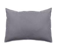 Taie d'oreiller lin et coton 50x70 cm collection OPERA gris brume