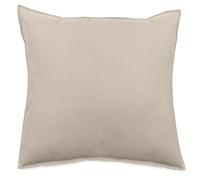 Taie d'oreiller lin et coton 65x65 cm collection OPERA beige ficelle