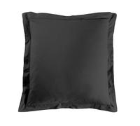 Douceur d'Intérieur Taie d'oreiller Lina 63 x 63 cm 100% coton Noir