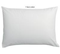 Taie d'oreiller Linco 50x75cm blanc