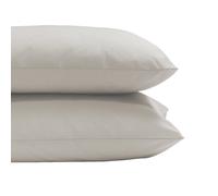 Taie d'oreiller NOA 50 x 70 cm, set de 2 pc, gris pierre, coton, Clarysse
