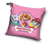 Taie d'oreiller - Paw Patrol - 40 x 40 cm - 100% polyester - Rose - Style enfant