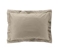 Taie d'oreiller rectangle 50x70 cm - Percale 100% coton Beige Beige G