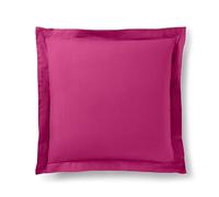Taie d'oreiller Prémium 63 x 63 cm et 50 x 70 cm (Magenta, Taie d'oreiller 63 x 63 cm Volant Plat)