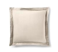 Taie d'oreiller Prémium 63 x 63 cm et 50 x 70 cm (Sable, Taie d'oreiller 63 x 63 cm Volant Plat)