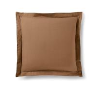 Taie d'oreiller Prémium 63 x 63 cm et 50 x 70 cm (Taupe, Taie d'oreiller 63 x 63 cm Volant Plat)