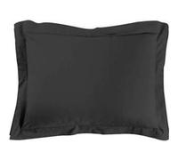 Taie d'oreiller rectangle 50x70 cm - 100% coton Noir Noir G