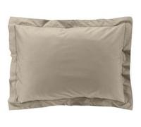 Taie d'oreiller rectangle 50x70 cm - Percale 100% coton Beige Beige G