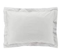 Taie d'oreiller rectangle 50x70 cm - Percale 100% coton Blanc Blanc G