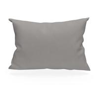 Taie d'oreiller rectangle US 50x75 cm en coton uni 57 Fils SOLEIL D'OCRE gris
