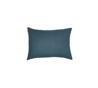 - Taie d'oreiller rectangulaire - 100% coton BIO - 50 x 70 cm - Bleu paon - BIO