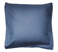 Taie d'oreiller uni 65x65 cm coton ALTO bleu Jean