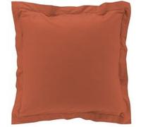 Taie d'oreiller vp 63x63 cm percale uni 78 fils percaline +p. bourdon Terracotta
