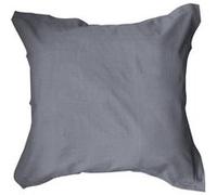 Taie oreiller 100% coton 57 fils coloris canon de fusil 75x75